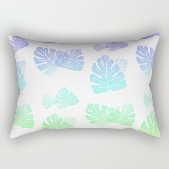 Tropical Cascade Rectangular Pillow