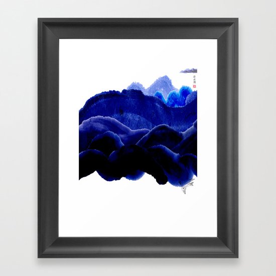 Flow Framed Art Print