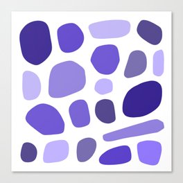 Geometric minimal color stone composition 8 Canvas Print