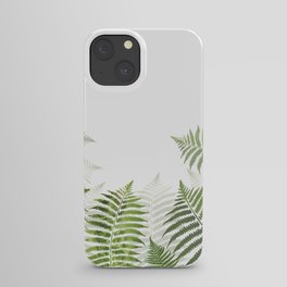 Fern Leaves Pattern iPhone Case