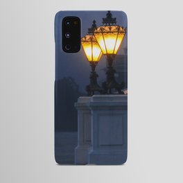 Street lights in Foggy Vienna, Schönbrunn Palace | Vienna travel photography | Fine art print Android Case