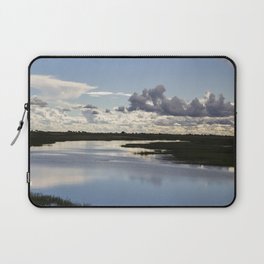 South Africa Photography - Pond Under The Blue Cloudy Sky Laptop Sleeve