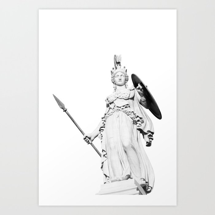 Athena Goddess of Wisdom #7 #wall #art #society6 Art Print