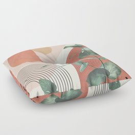 Nature Geometry IV Floor Pillow