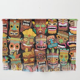 Tiki Pattern Wall Hanging