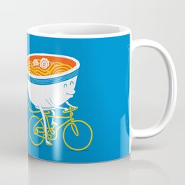 GoGo Ramen Coffee Mug | Noodle, Cycling, Digital, Food, Ramen, Illustration, Lunch, Curated, Japan, Bowl 