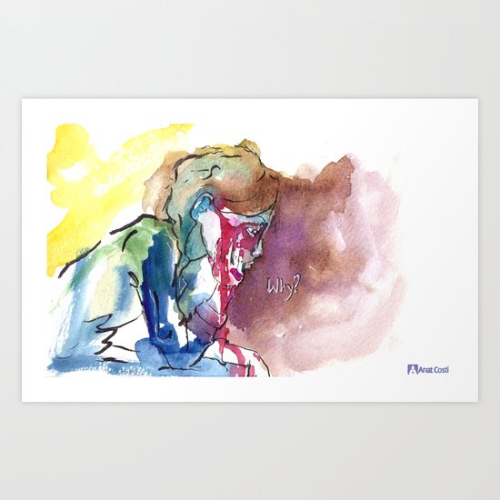 Why? Art Print