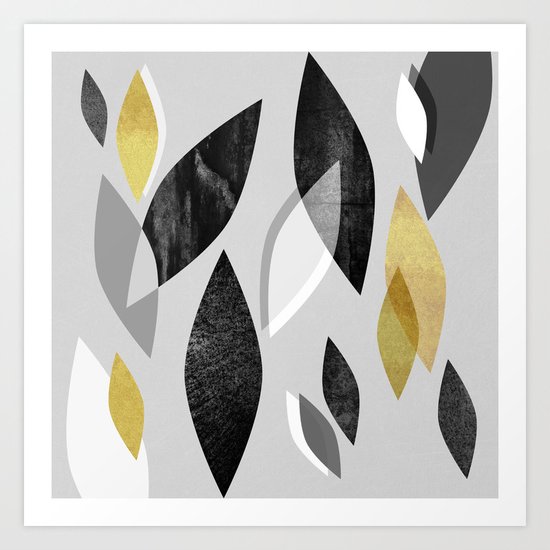 Falling Leaves Art Print