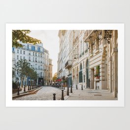 Paris at Dusk Art Print