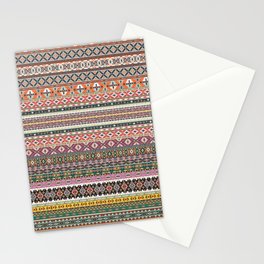 Aztec Pattern 01 Stationery Card