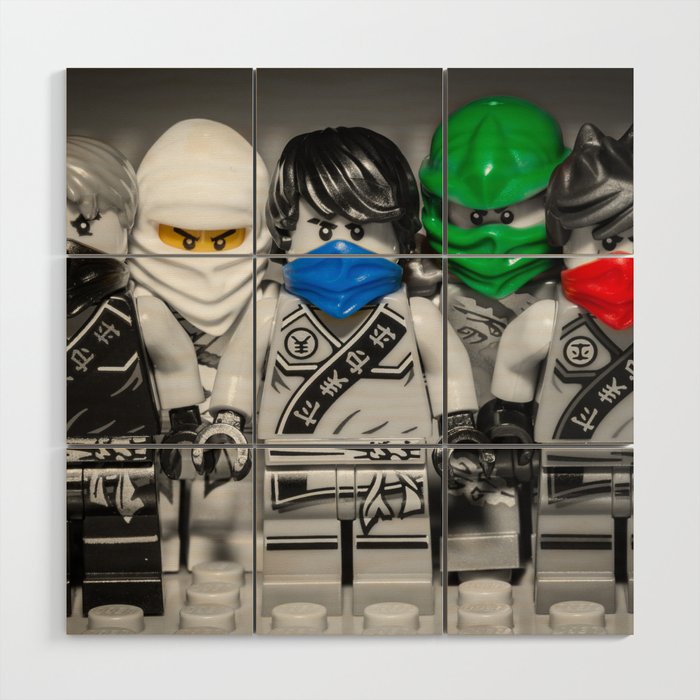 Ninjago Crew Wood Wall Art