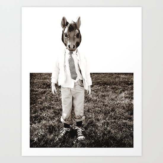 Portrait of a Boy Art Print