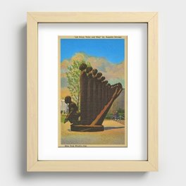 African American Masterpiece 'Lift Up Every Voice & Sing' based on the sculpture by Augusta Savage Recessed Framed Print