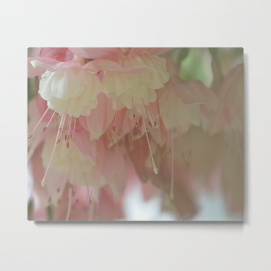 Subtle Fuchsia Metal Print