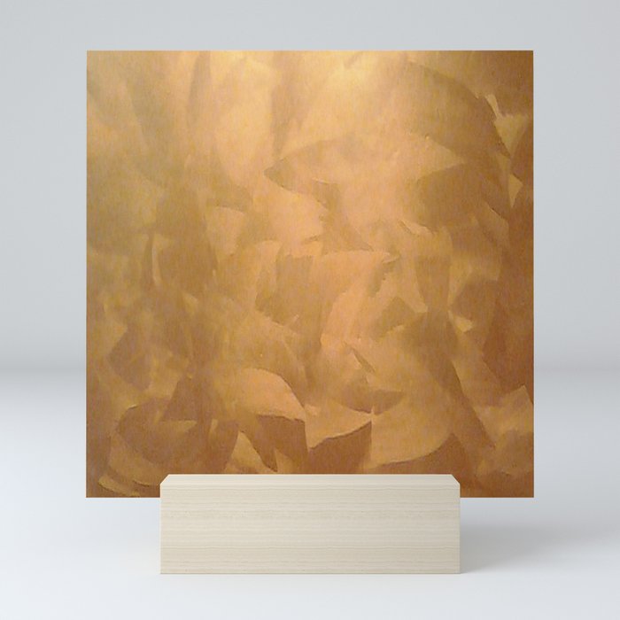 Brushed Copper Metallic Paint - What Color Goes With Copper - Corbin Henry Mini Art Print