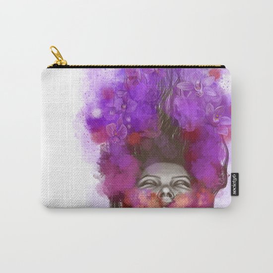 Free thoughts colorful painting Carry-All Pouch