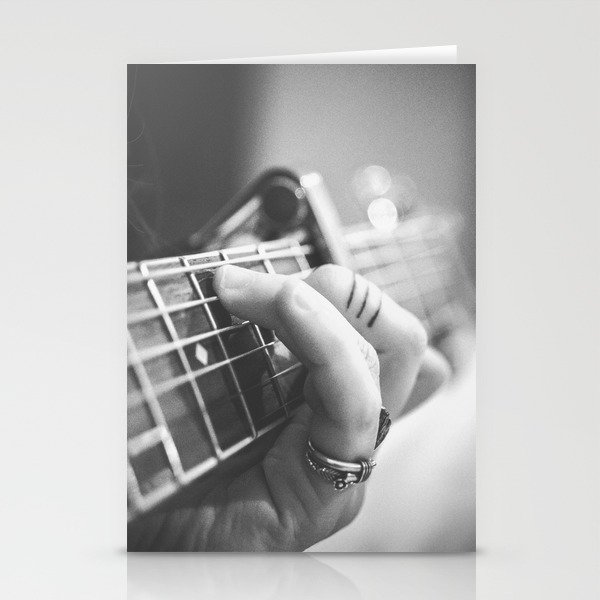 Guitar Musician Stationery Cards