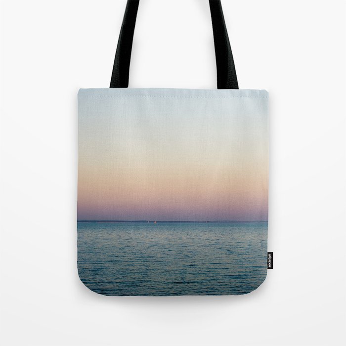 Blue hour at the sea - sunset - nature photography. Tote Bag