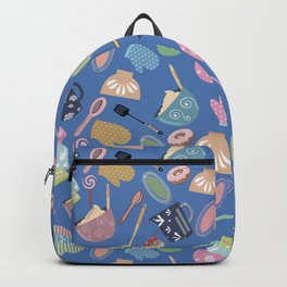 Blue baking Backpack