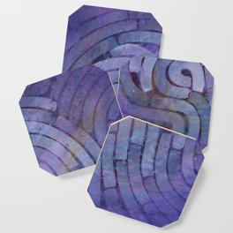 'Careful Where You Stand, In Violet' Coaster