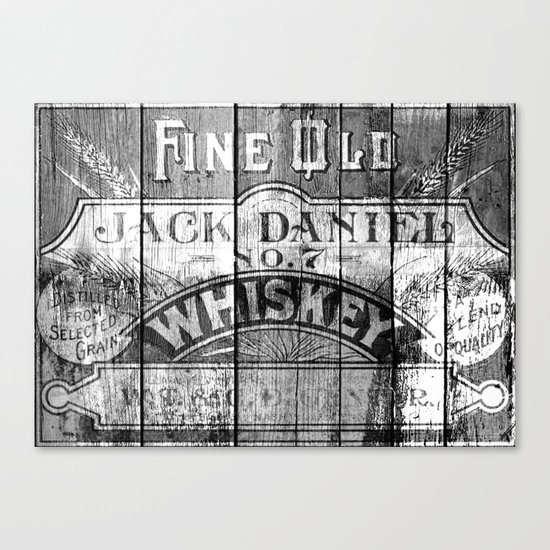 Jack Daniel - Vintage Wiskey Canvas Print