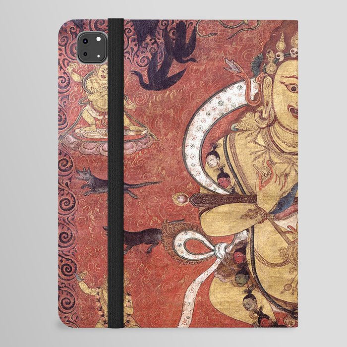 Buddhist Protector Deity Mahakala Panjarnata 1400 iPad Folio Case