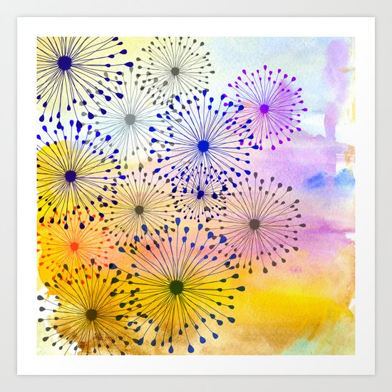Burst! Art Print