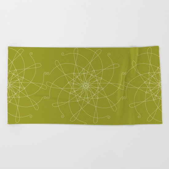 Ornament – whirling Beach Towel