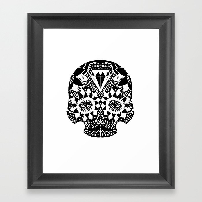 skull1 Framed Art Print