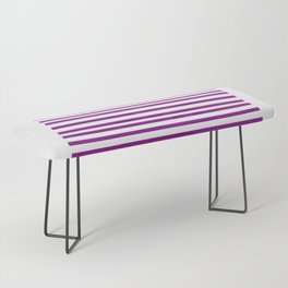 Type Stripes (Purple) Bench