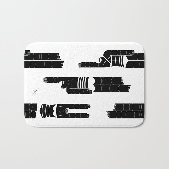 swimmers 1 Bath Mat