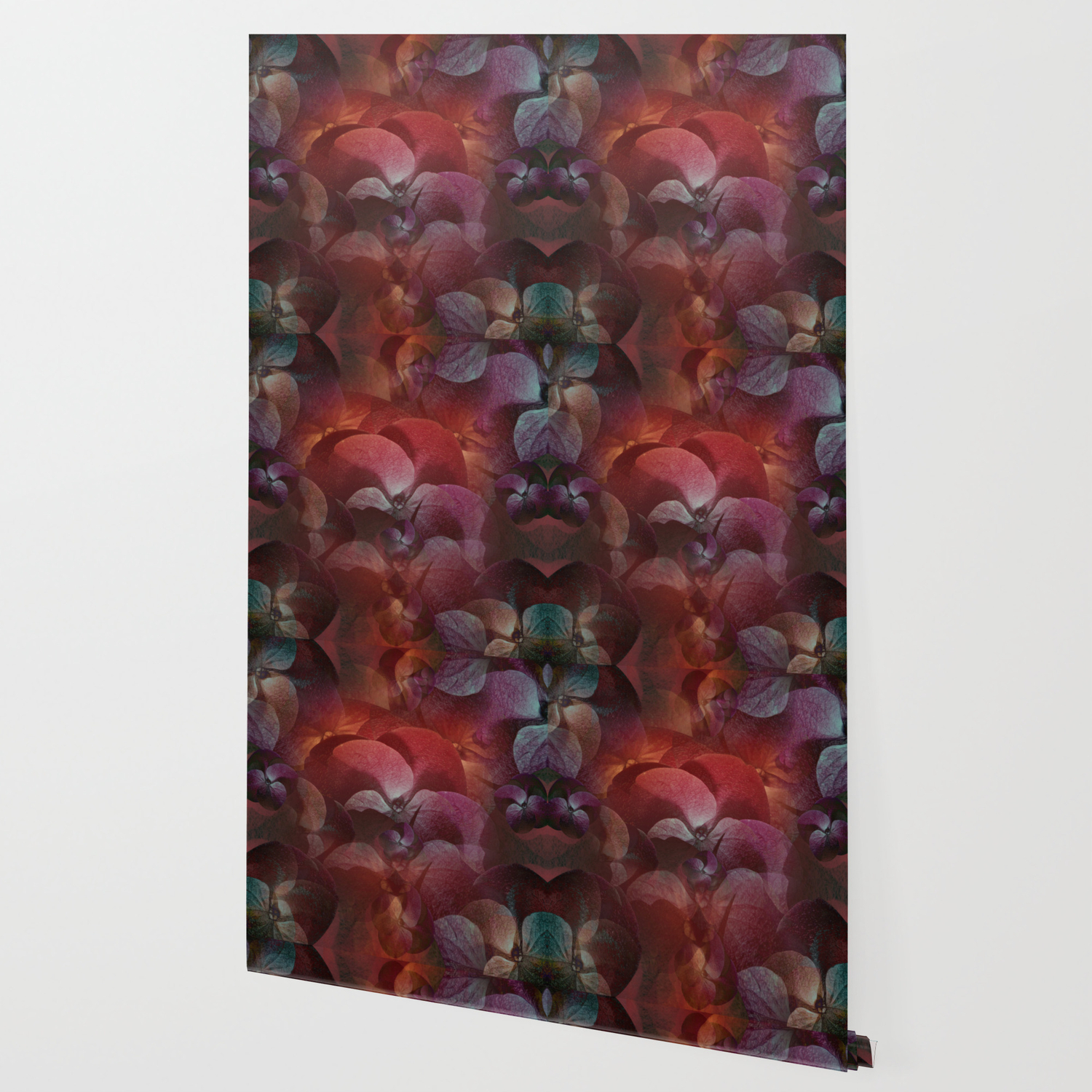 Floral Pink Fantasy Forest Wallpaper By Marcanton Society6
