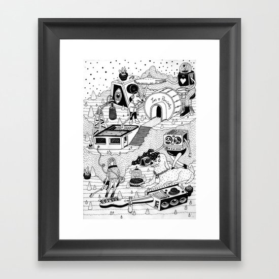 EL TANQUE CARCEDO Framed Art Print