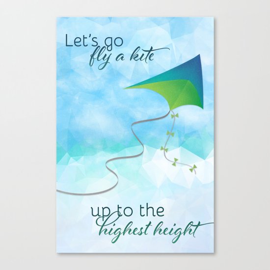 Let's Go Fly a Kite! Canvas Print