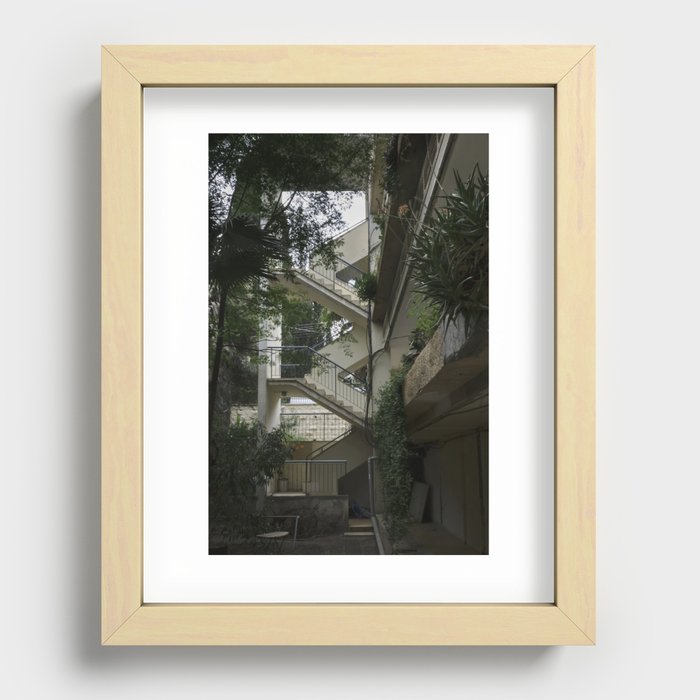 The Glass House Recessed Framed Print