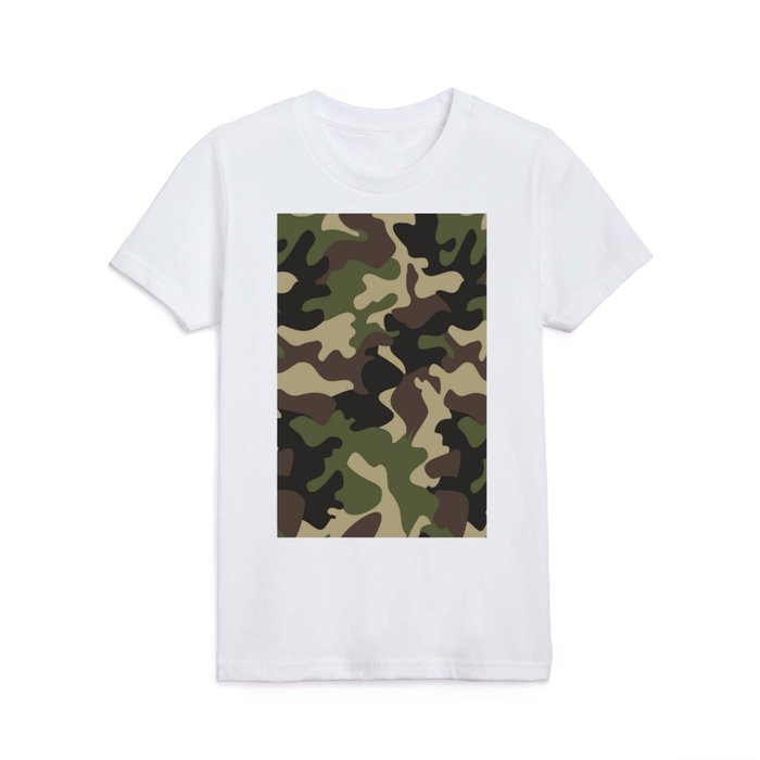 Military camouflage Kids T Shirt