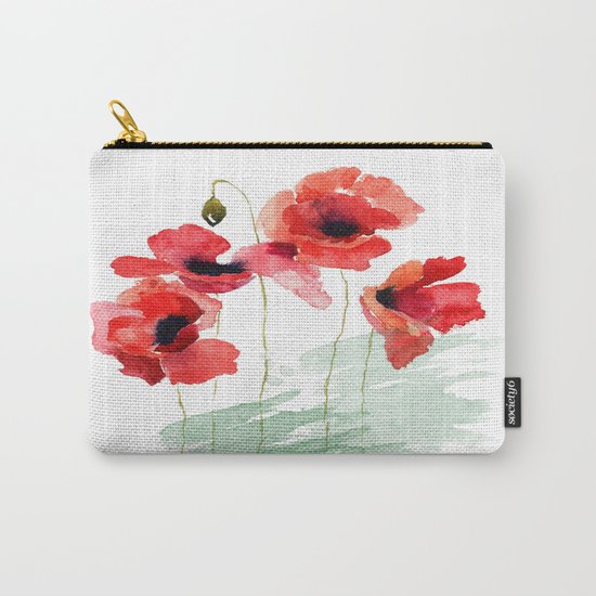 Poppies 01 Carry-All Pouch