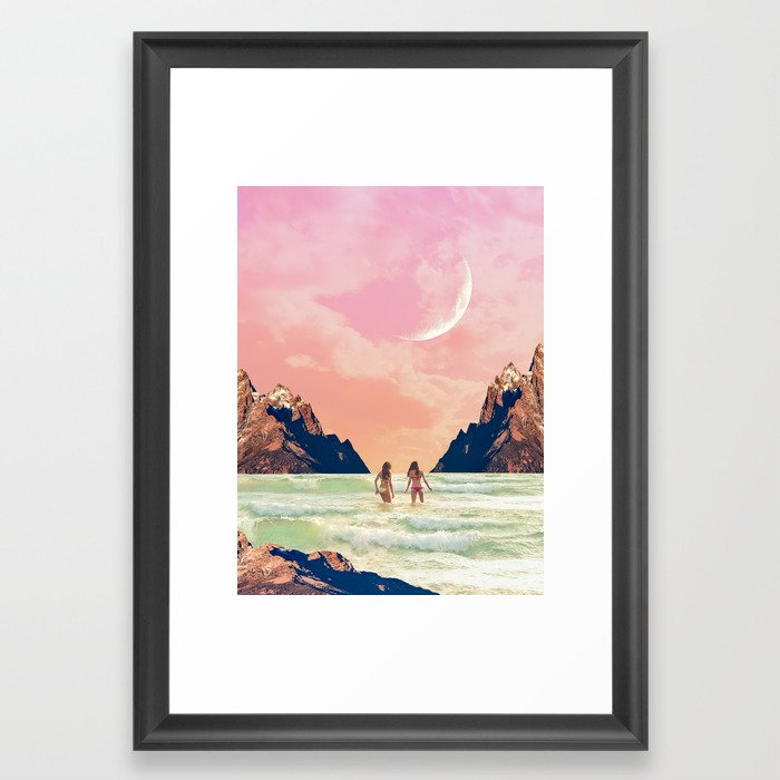 Joyful Dusk Framed Art Print