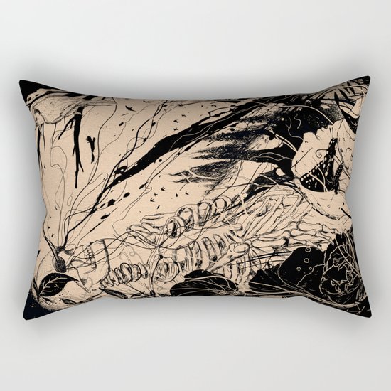 Comfortably Numb Rectangular Pillow