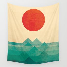 The ocean, the sea, the wave Wall Tapestry