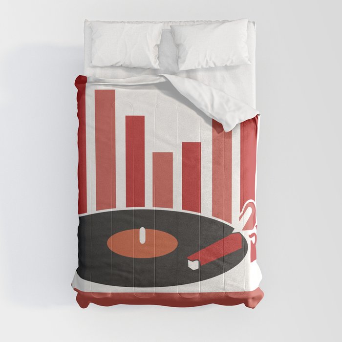 Love Vinyl Comforter
