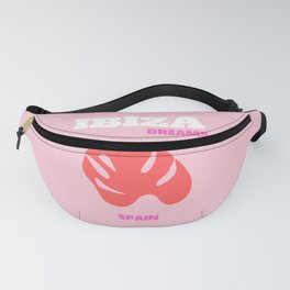 Ibiza, Spain, Preppy, Preppy Room, Pink, Red Fanny Pack