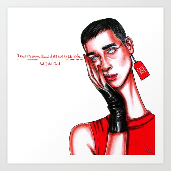 Repeating Mistakes Art Print