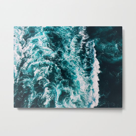 Deep Blue Waters Metal Print