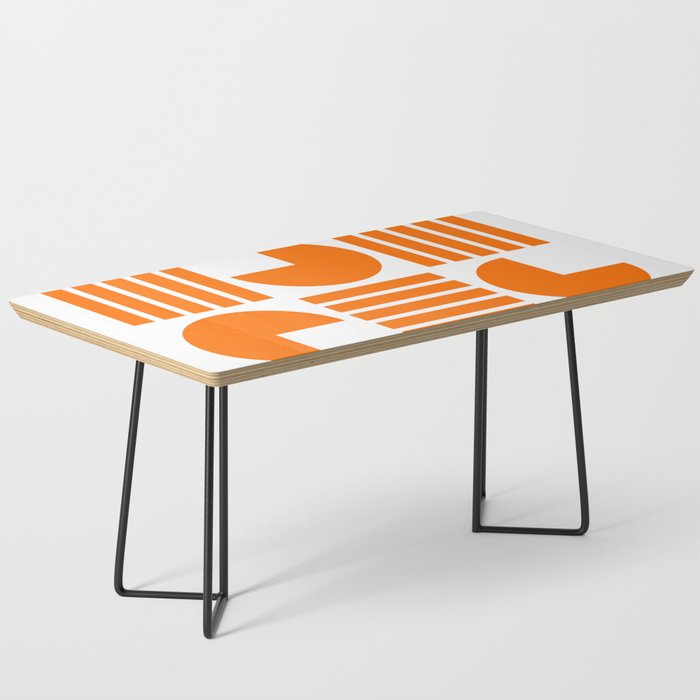 Classic geometric minimal composition 6 Coffee Table