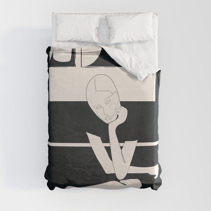 Composed Line Moment 07 Duvet Cover