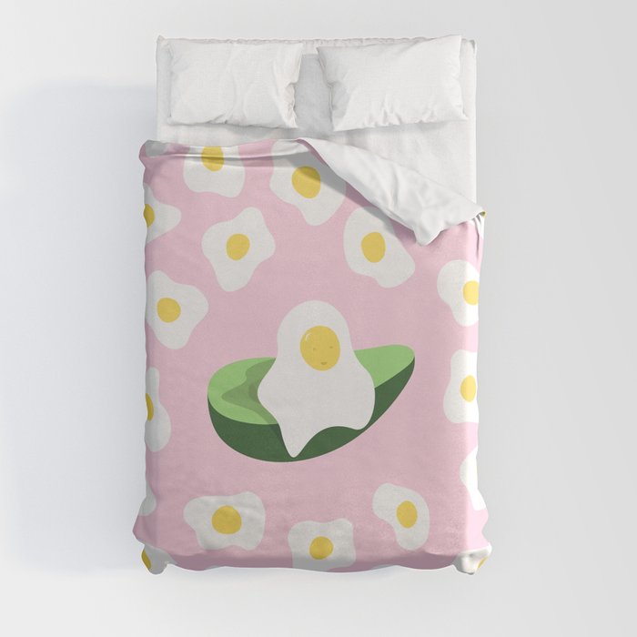 Happy Egg Duvet Cover