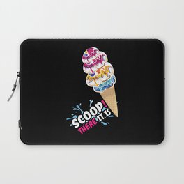 There It Is Scoop Ice And Cream Dessert Laptop Sleeve