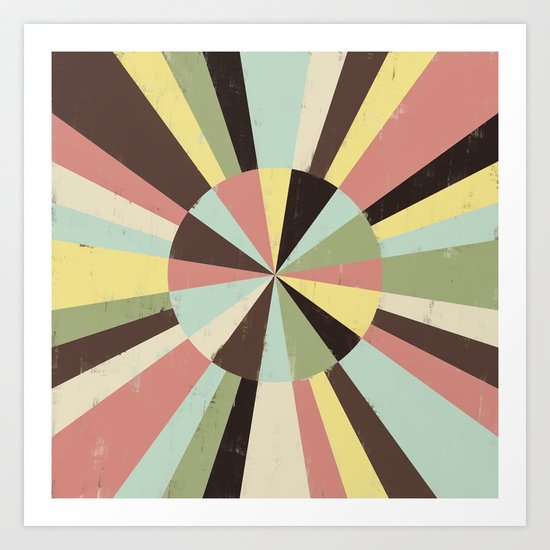 Color Wheel Art Print