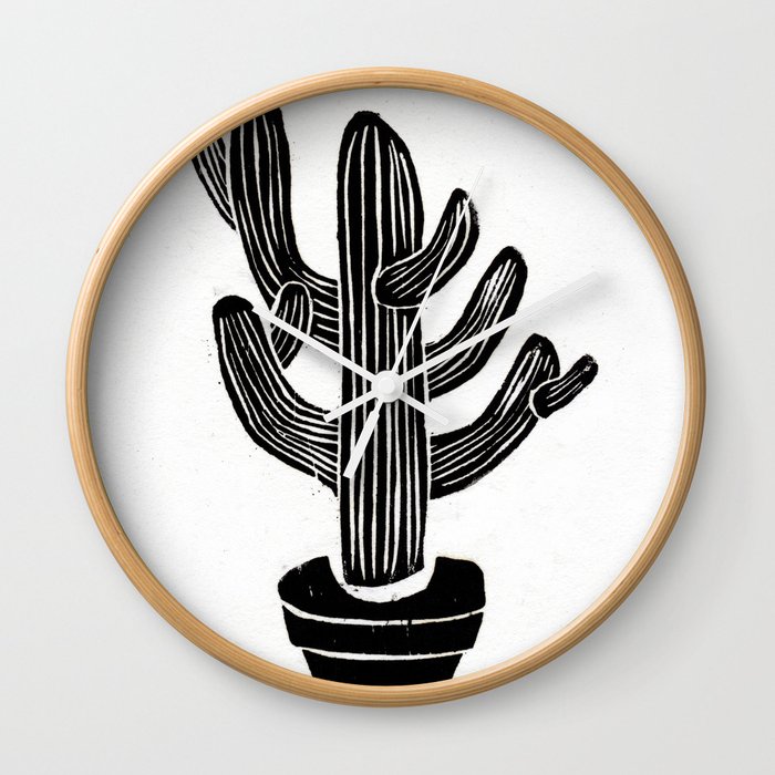 Saguaro Cactus Wall Clock
